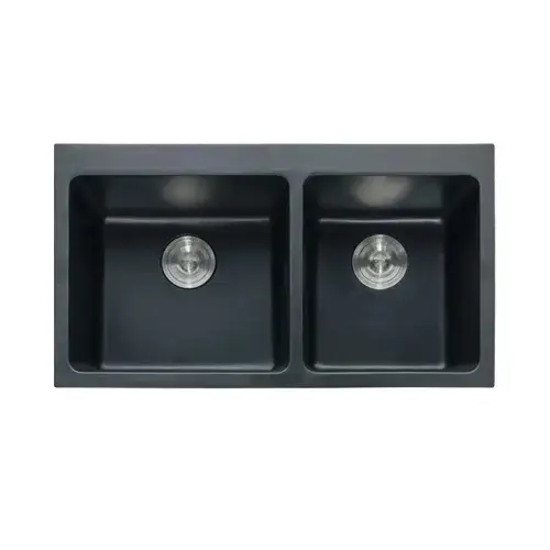 Double Bowl Top-mount Quartz Sink