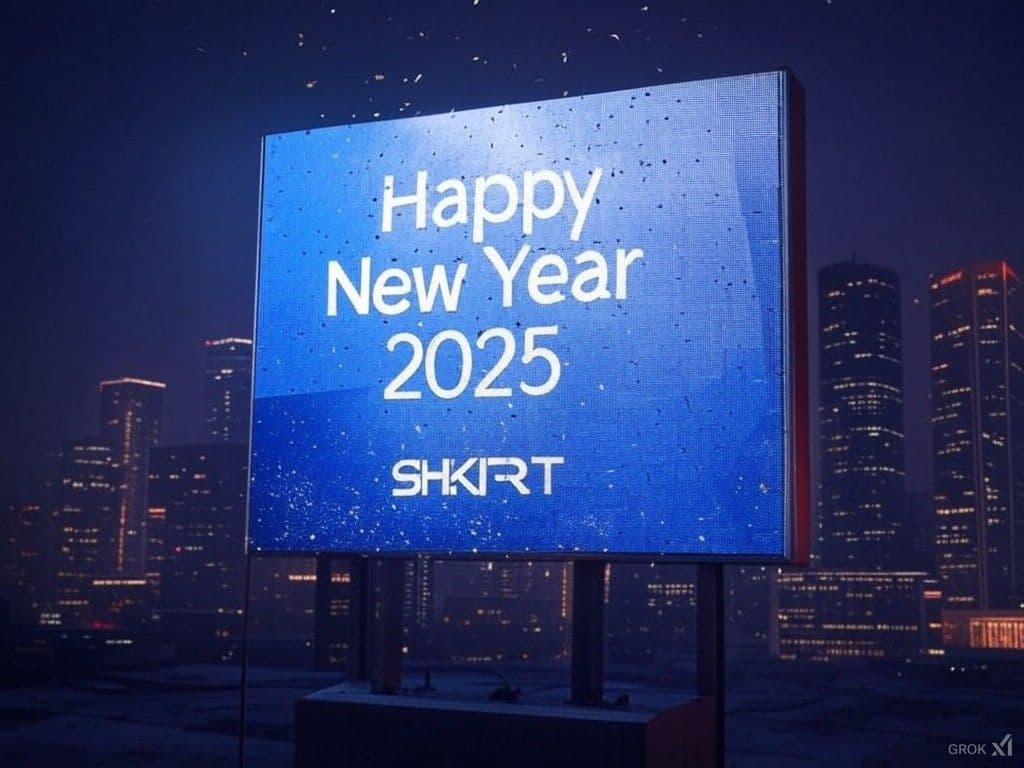 Happy New Year 2025 SHKRT Gratitude